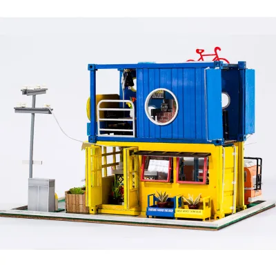 IIECREATE Handmade Craft for Girls Assembled Building Blocks Craft Accessories for Doll House Sets Included