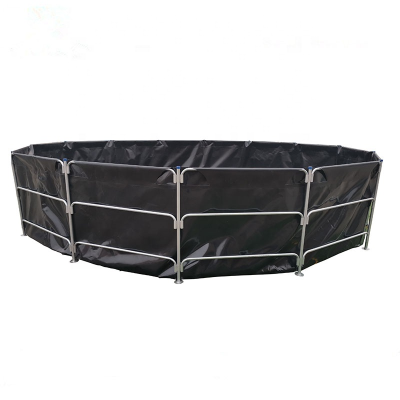 Hot Sale High Quality Mobile Fish Pond  PVC  Round Fish Cages Aquaculture Farming Floating
