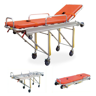 Emergency Transfer Stretcher Aluminum Folding Ambulance Stretcher