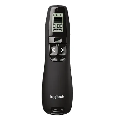 Logitech R800 Professional Presenter Remote Wireless Demonstrator Presentation Remote with LCD Display