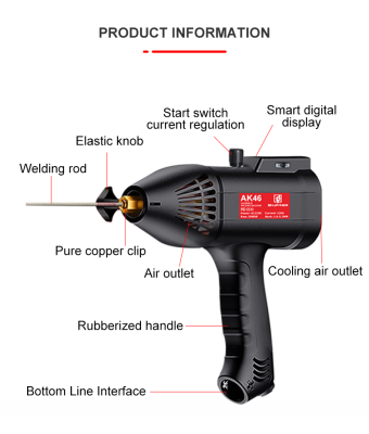 High Quality Welder 220V Hand Held Welder  Electric Welding Machine Handy Portable Welding Machine