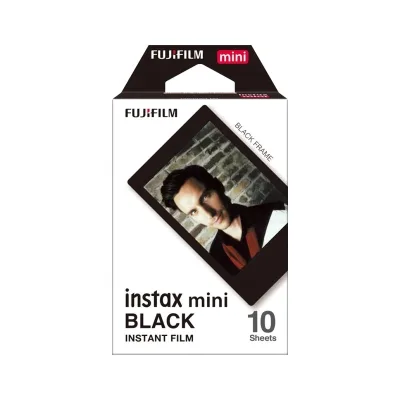Fujifilm Instax Mini 11 3-inch 10-sheet Black Photo Paper Pack Instant Camera Color Stylish 8/7s/11/25/50/70/90/Sp-2/Link Models