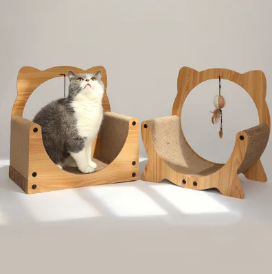 Manufacturer Wholesale High Quality Cat Scratcher Cardboard Double Use Cat Sofa Cat Scratcher Toys