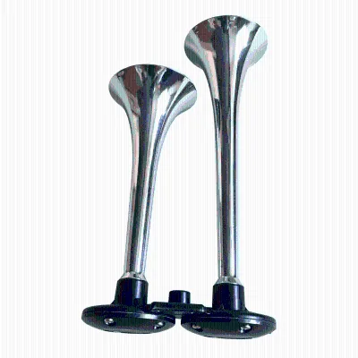 Trunk Parts WG9000270001 24V New Truck Air Horn for Sinotruk HOWO Heavy Duty Dual Trumpet Chrome