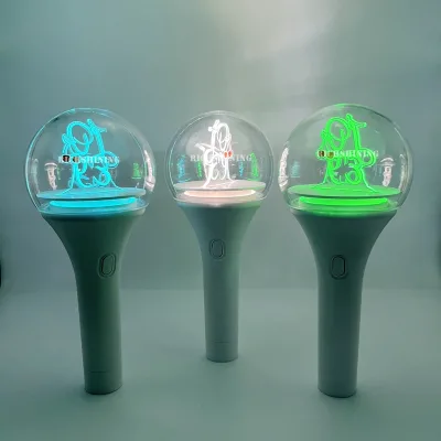 RICHSHINING Official KPOP LED Lightstick for Concerts Rotating Logo Flashing Stick with App Control Party Decorations