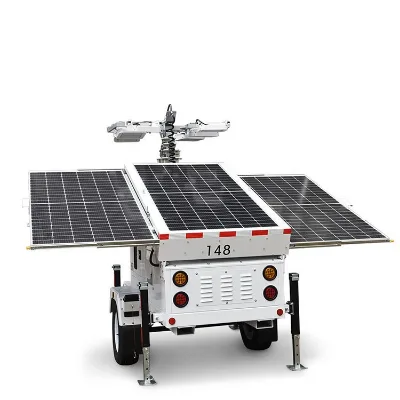 Solar Tower Lights Torre De Luz Portable Tower Lighting Trailer