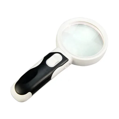 Handheld Magnifying Glass with LED Light for Reading NO.77375B