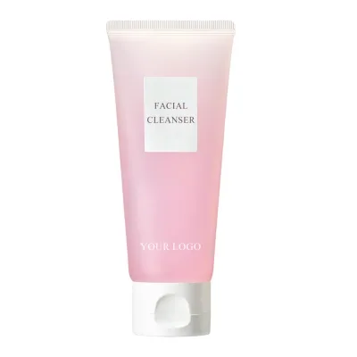 OEM Custom 100ml Hydrating Anti-Wrinkle Foam Cleanser with Amino Acid and Tea Tree Oil Vegan ISO22716/GMP Certified &Free Sample