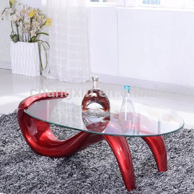 Tempered glass coffee table