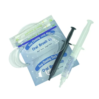 Customization Salon High Peroxide 44% CP Professional Teeth Whitening Kit with Plastic Bib & Cheek Retractor for Salon Use