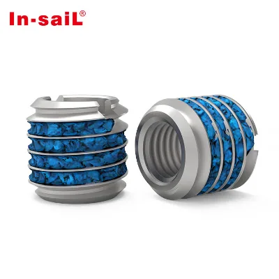 4-40 6-32 10-24 Carbon Steel Thin Wall Solid Wall Threaded Insert for Metal and Repair