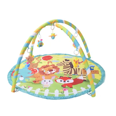 Education Learning Training Gym Soft Plush Cartoon Foldable Sensory-Stimulating Infant Activity Gym Mat