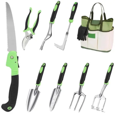 Ten-piece Garden Tool Set - Multi-functional Gardening Tool Set