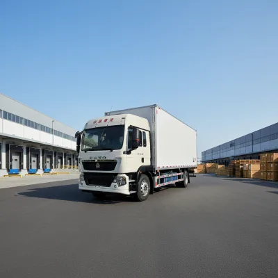 Camion Cargo Truck Used Black Sinotruck Howo 4*2 Mini Cargo Truck 5-10 Ton Diesel Engine Manual Transmission Double Sleeper