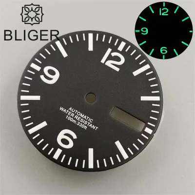 GlowEnhanced 29mm Watch Dial Super C3 Green Luminescent Compatible with DG 2813