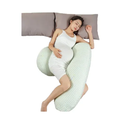 U-Shape Pregnant Women's Portable Body Pillow for Back Therapy Maternity Pillow for Comfortable Sleep