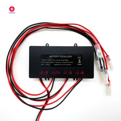 HUAXIAO Egalizator De Baterie 12V 48V HA12L LCD Voltage Display