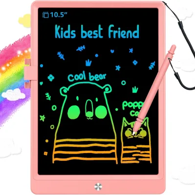 LCD Writing Board for Kids, 8.5 Inches Doodle Board Colorful Reusable Scribbler Board Screen Drawing Pad