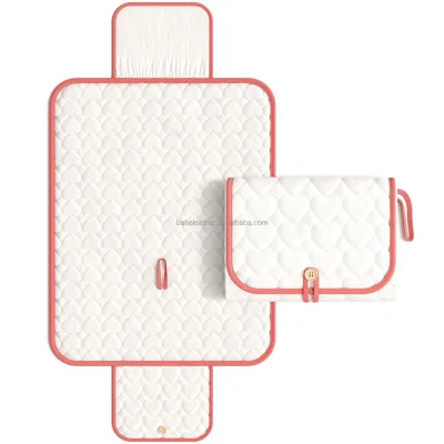 Washable Cotton Cute Designed Compact Lightweight Soft Comfort Portable Diaper Pad Baby Changing Mat