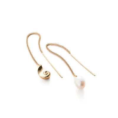 925 Sterling Silver South Sea Pearl Earrings Threader
