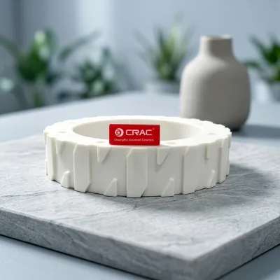 Customized Advanced Zirconia Ceramic Structure Ceramic Heavy Duty Wear Resistant Rotor Ring Bushing Welding Cutting for Sand