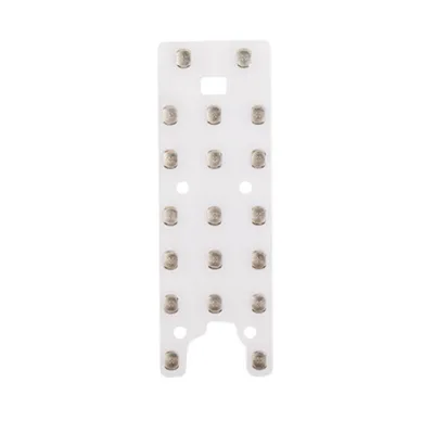 OEM China Factory Metal Dome Array White PET Polyester With Adhesive For Lighting Remote Control Keypad