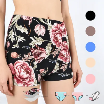Shorts for Women Plus Size Summer Season Sublimation Boyshort for Women High Waist Breathable Women's Menstrual Pants