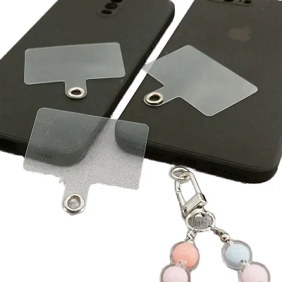 High Quality Free Hands Decorated Metal Card Mobile Phone Case Accessories with Hole Customized Colors & Shapes
