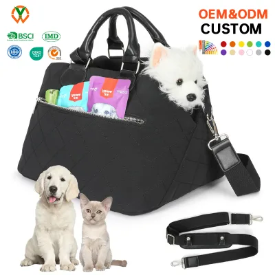 Portable Pet Day Backpack With Soft Shoulder Pad Pet Carry Bag for Daily Walk Neighbourhood Travel
