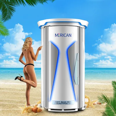 F10 Led Tanning Bed Infrared Spa Capsule Slimming Machine UV Light Lamp Home Tanning Bed