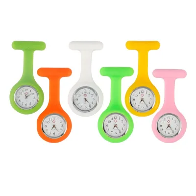Doctor Nurse Pocket Watch FOB Personalised Clip on Silicone Nurse Wrist Watch Montre Infirmiere