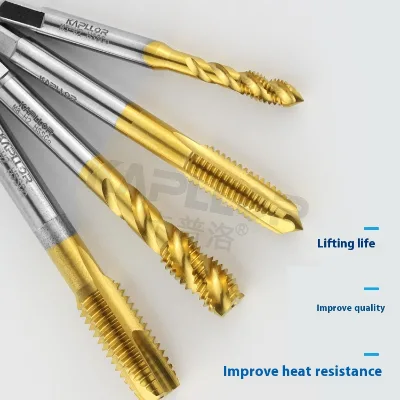 Customizable Cobalt-Containing Titanium-Coated Spiral Tap Die Steel Parts M4 M6 M8 Metric Non-Standard Machine Stainless Tap Die
