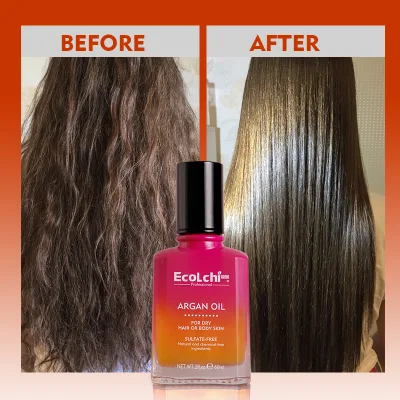 Ecolchi Maca Collagen Hair Treatment Deep Repair Conditioning Dry Damaged Hair Argan Oil 60ml