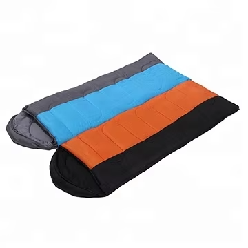 Outdoor Portable Envelope Sleeping Bag with Hood Leisure and Camping