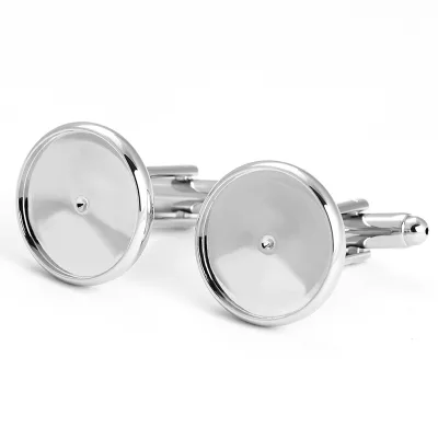 Wholesale Sterling Silver Cufflinks Blanks DIY