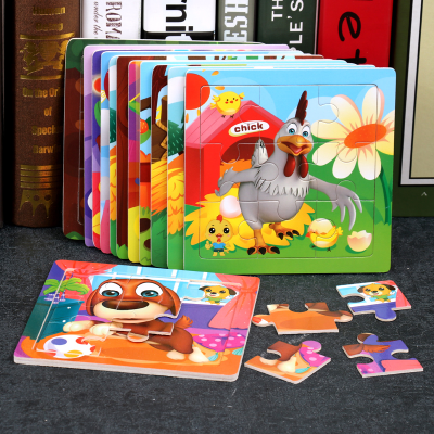 New Design Children Puzzle Jigsaw Puzzle Animal Wooden Jigsaw Puzzle