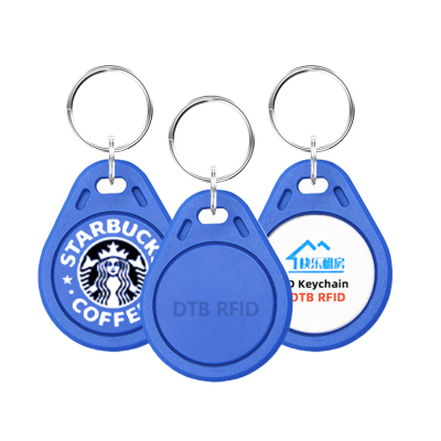 Customized Rewritable Access Control Card Key Fob 13.56Mhz IC Tags Key