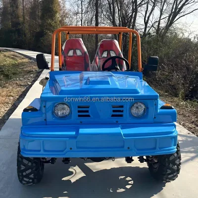 High Torque 250cc Four Stroke Jeep Gas Cart Climbing Capability Mountain Forest Golf Buggy