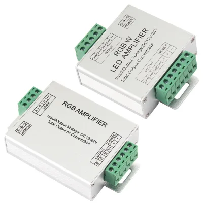 LED Strip RGBW Power Amplifier Single-Dual Color Light Module Illuminated Sign Signal Synchronizing 5V/12V Color Adjustment