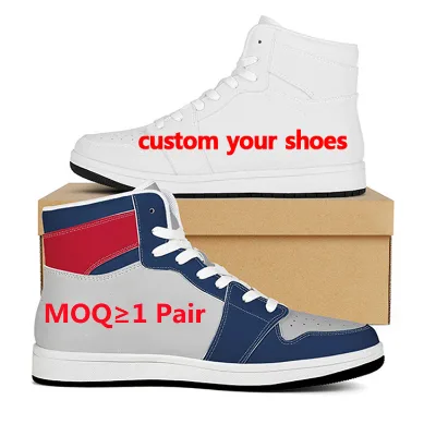 China Factory Fashion Shoes Men Casual Sneakers Shoe Manufacturer High Top Sneakers Custom Men