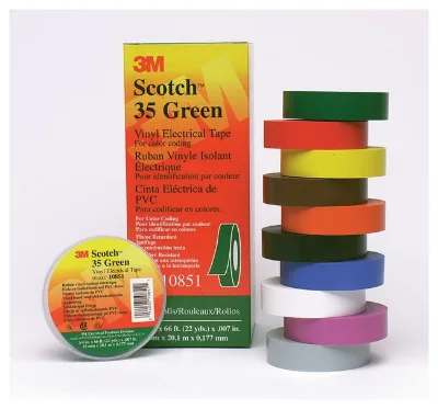 Original Vinyl Color Coding Electrical Tape 35 Flame Retardant Tape