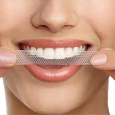 Dental Bleaching Wholesale Non Peroxide Charcoal White Teeth Whitening Strips