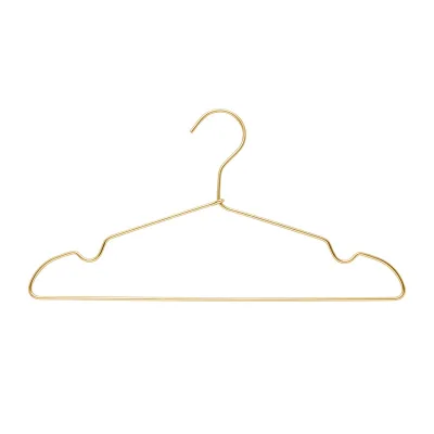 Hot Simple Metal Coat Hanger Non-slip Coarse Dry and Wet Dual Purpose Coat Hanger for Balcony