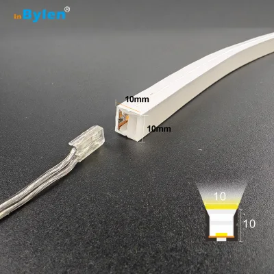 Free Cut Cabinet Waterproof Tira Led Neon Flex 10*10mm Mini Neon LED Strip DC24V SMD2025 150LED/M Solder Free Neon Light Cabinet