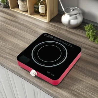 High-Power Infrared Induction Cooker with Knob Control Electric Ceramic for Household Use Plastic Housing-Factory Wholesale