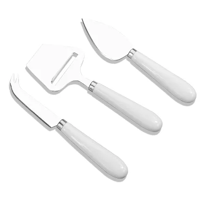 Multifunctional New Design Wooden Handle Cheese Knife Set With Cheese Slicer