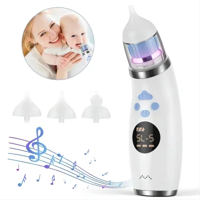 Aspirator with Gentle Nose Cleaner Suction Aspirator for Sinus Congestion Relief for Newborns/Infants
