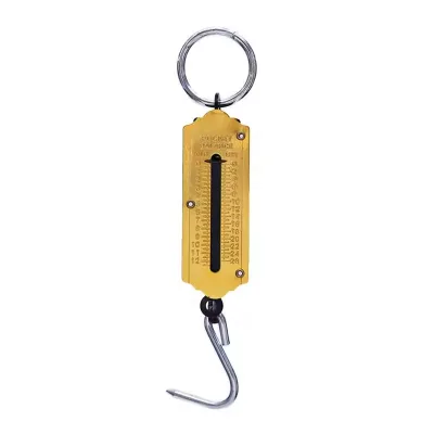 Old-fashioned Spring Scale ABS Plate Hanging Scale Portable Handheld 1g Accuracy Pointer Display 12kg-150kg Machinery