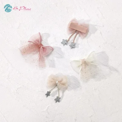 New Kids Baby Fabric Hair Bow Kids Hair Clips Accessories Bow Hair Clips for Kids