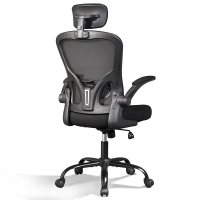 Wholesale Factory Direct Sale Black Ergonomic Chair Chairman Task Desk Rest Work Computer Mesh Office Chairs with Headrest